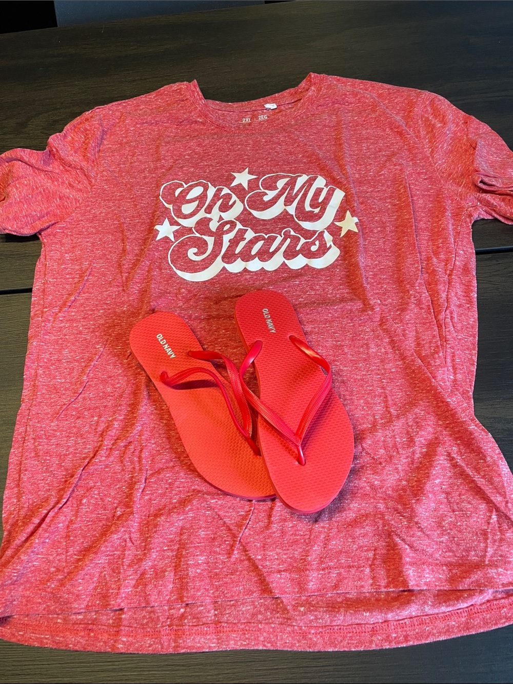 Royce Brand Red 'Oh My Stars' Short Sleeve Graphic Tee